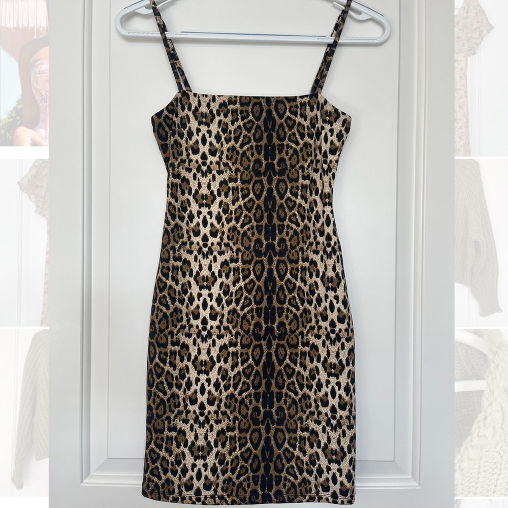 Adjustable Cheetah Print Dress